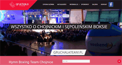 Desktop Screenshot of gruchalateam.pl